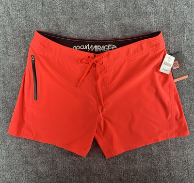 Rip Curl Mirage Women s Boardshorts Fluorescent Orange Size 7 Surf Beach New