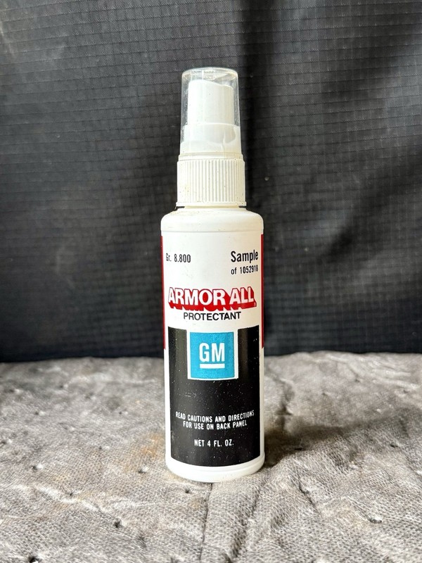 Vintage General Motors GM Sample Armor All Spray Bottle - Detroit