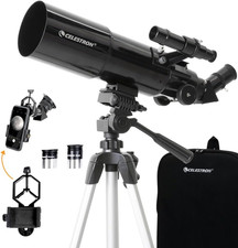 Celestron Travel Scope 80Mm Telescope Kit with Backpack, Smartphone Adapter  80