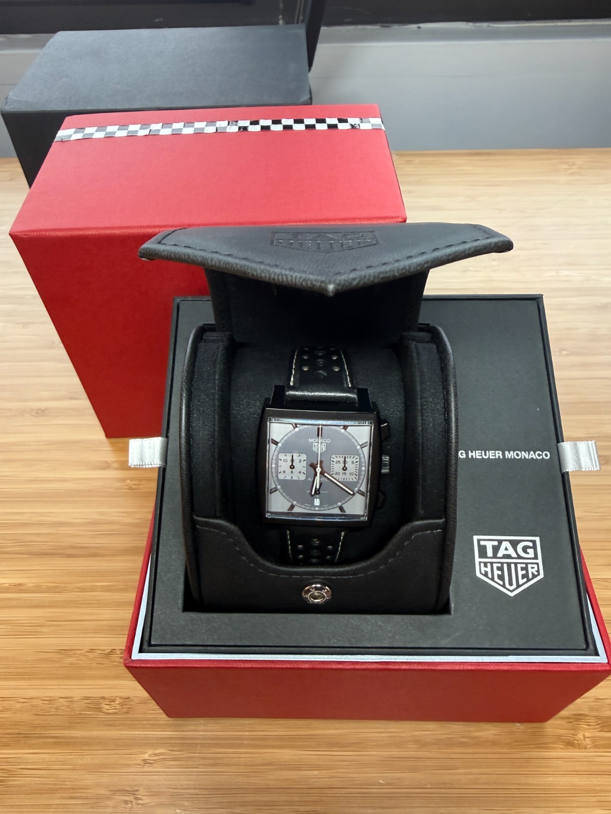 TAG Heuer Monaco Night Driver 600 Automatic, 39 mm, DLC Titanium CBL2181.FC6515