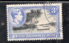 BRITISH SOLOMON ISLANDS STAMP USED LOT 2000BY