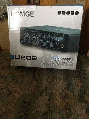 BOMGE U202 USB-Audio-Schnittstelle mit Mikrofon-Vorverstärker, XLR/TSR/TS-Ports,