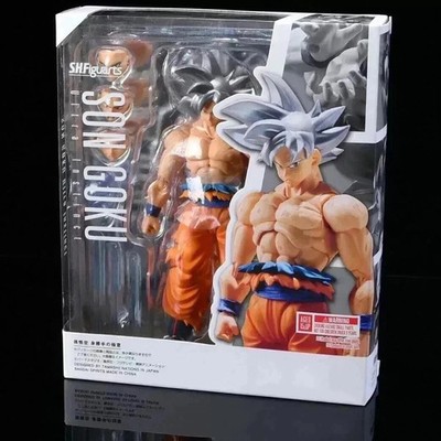 Anime Dragon Ball Z SHF Son Goku Ultra Instinct White 6'' Action Figure Toy Boxed