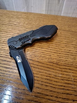Smith & Wesson M&P SWMP4LS Folding Knife With Pocket Clip, M.A.G.I.C. Assisted