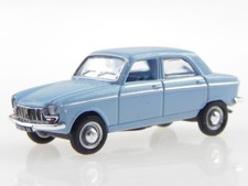 Peugeot 204 1966 blue Pervenche blue diecast model car 472414 Norev 1:87