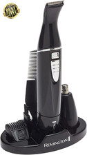 Men's Precision Groomer Kit PG025AU, Showerproof Trimmer w/ 2 Attachments, Black