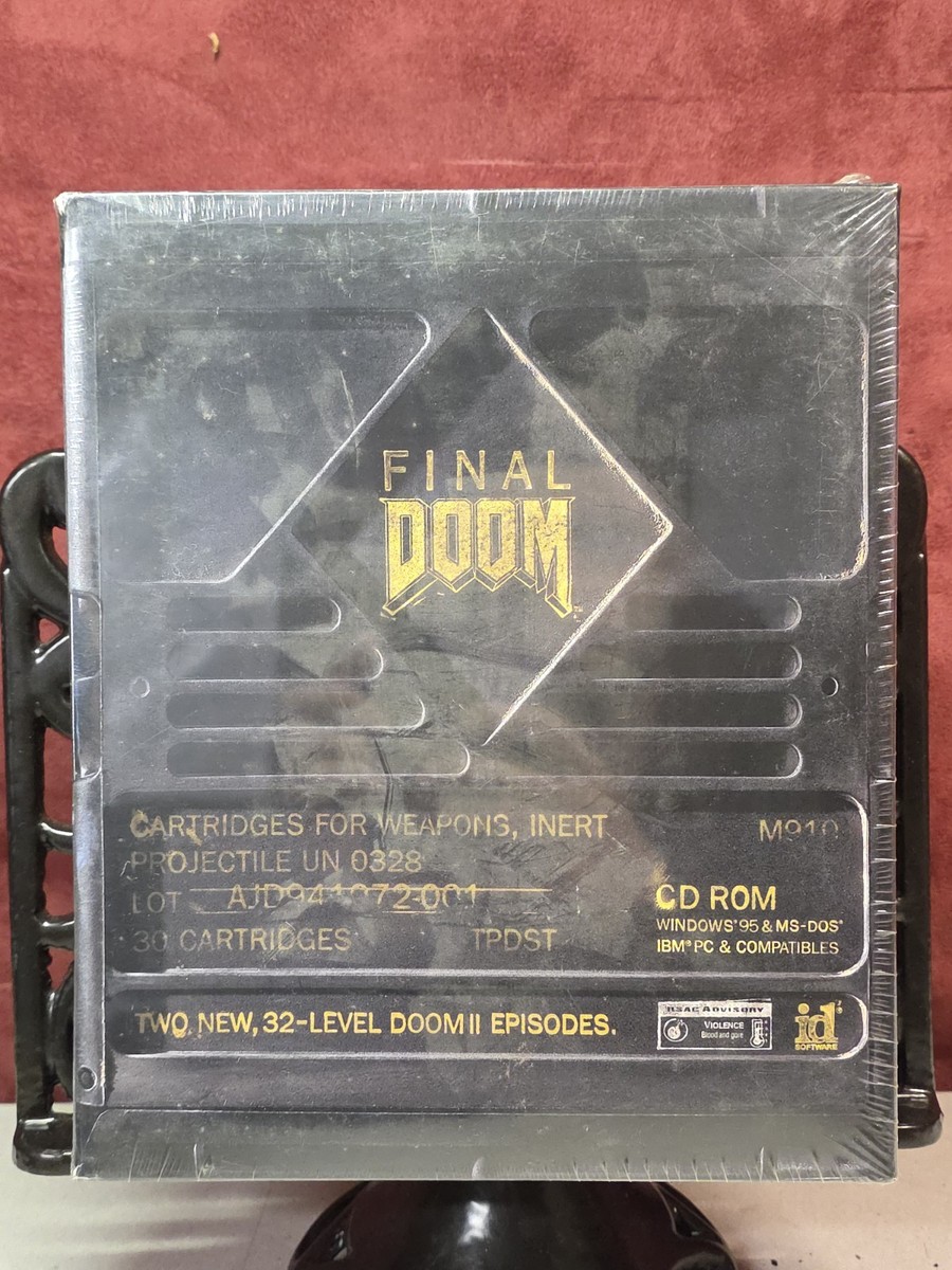 Final Doom CD ROM Vintage 1996 ID PC Windows 95 Brand New Factory