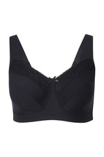 Ulla Popken Damen große Größen Entlastungs BH bügellos Blüten Herzspitze 841503