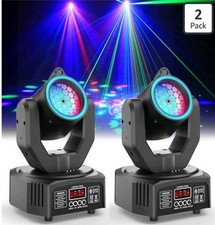LED Mini Moving Head Stage Lighting RGBW DJ DMX Spot Beam Bar Disco Party Lights