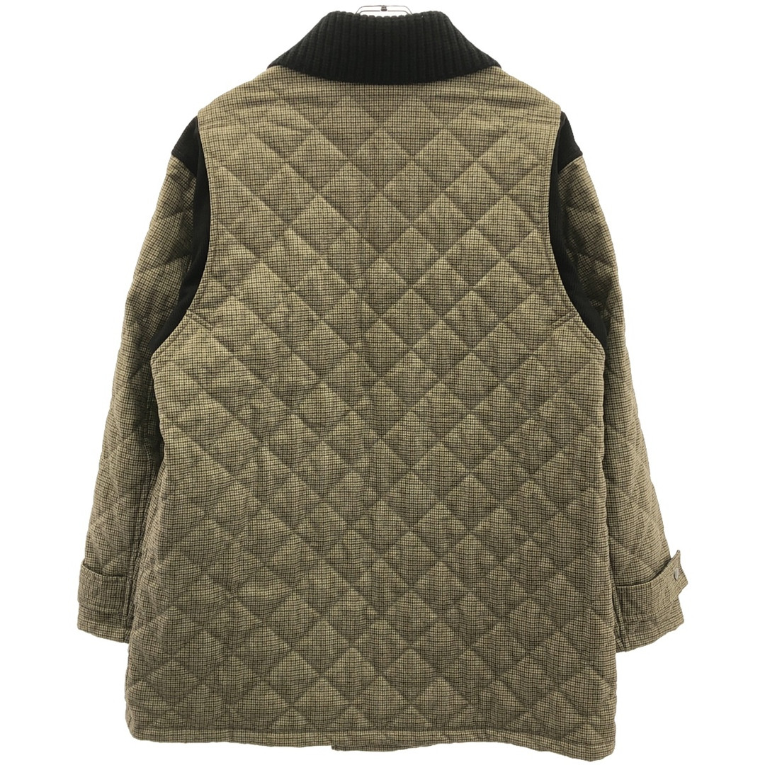 MATSUFUJI 21AW Wool Quilted Knit Collar Coat M213-0201 Beige 3 