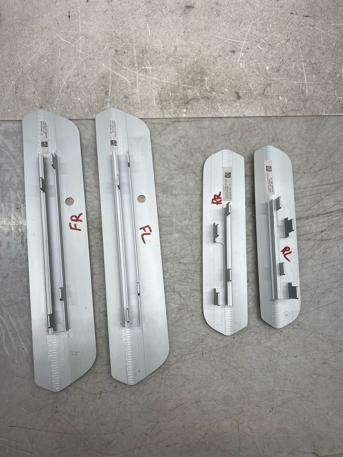 2020-2025 ASTON MARTIN DBX OEM FRONT REAR SILL SCUFF PLATE TRIM SET 4 PCS
