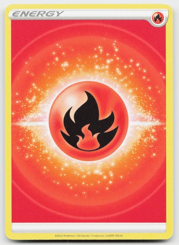 Fire Energy 153/159 Ultra Rare Crown Zenith Pokemon NON Holo Near Mint