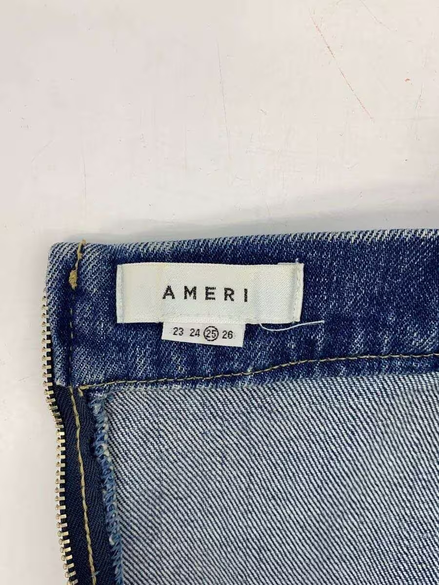 AMERI 23SS REMAKE DENIM SKIRT Size 25 Cotton IDG … - image 4