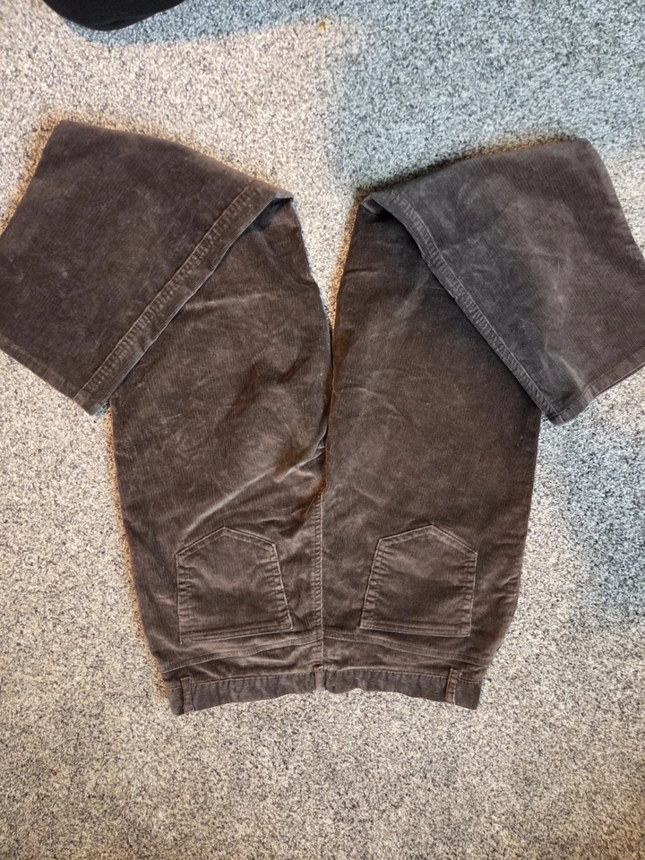 Charter Club Corduroy Pants Women, Brown, Size 10, Cotton Blend - Image 3 of 3