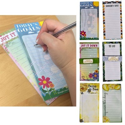 4 Pc Memo Pads Notepads Note Pad Grocery Shopping To Do List Writing 60 Sheets
