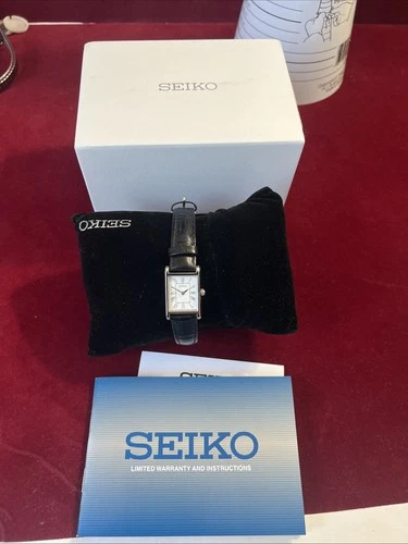 Seiko Essentials Quartz White Dial Stainless Steel Women's Watch SWR053