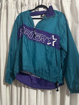 Starter Vintage 90s Colorblock Hooded Zip Windbreaker Jacket Men s M