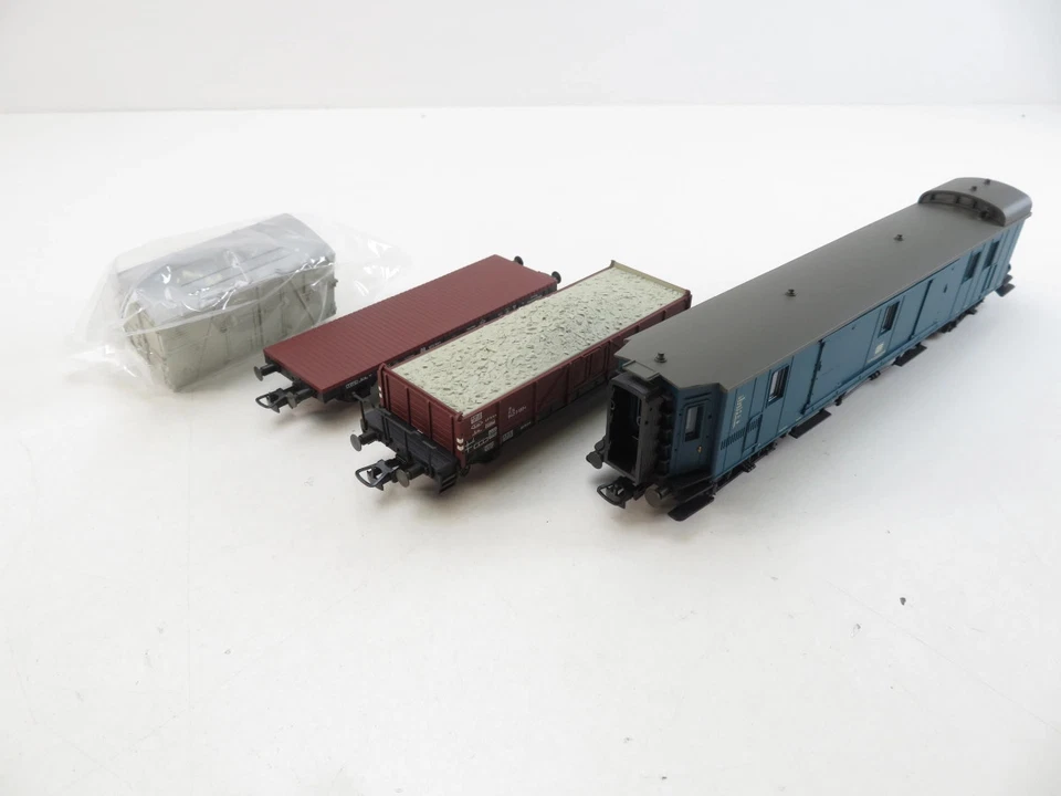 (RAP453) Lima L240091 Bauzugwagen-Set der DB, DC, H0, OVP - Bild 3 von 4