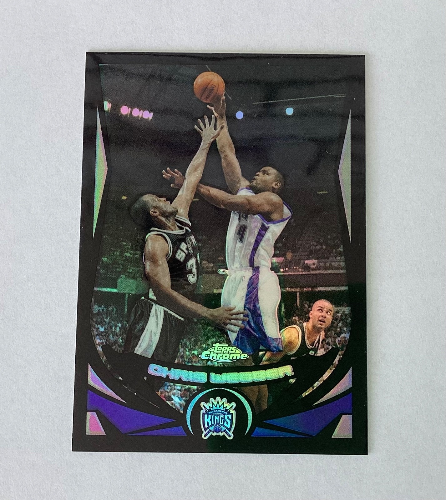 Chris Webber Topps Chrome 2004-05 #47 Black Refractor Sacramento Kings /500