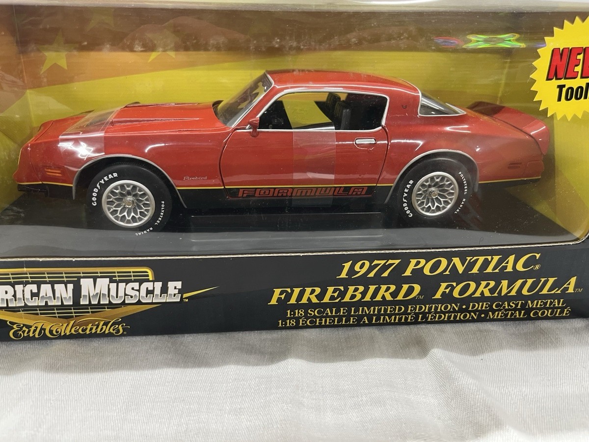 1/18 Ertl American Muscle 1977 Pontiac Firebird Formula in Red | eBay