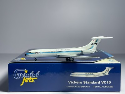 British United Airways (BUA) Vickers VC-10 1:400 Gemini Jets G-ASIX (GJBUA693)