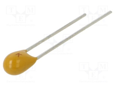 2,5mm -55÷125°C 0,15uF 35VDC TAP ±10% THT Kondensator: Tantal