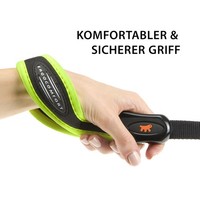 Ferplast Ergofluo Hundeleine Nylon 120Cm Gelb Ergonomisch GroßE Hunde