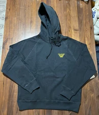 Aime Leon Dore ALD Offshore Hoodie Hooded Sweatshirt Black XL 80s Retro Sailing