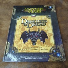 Legends & Lairs Darkness & Dread Handbook of Horror & Dark Fantasy WotC D&D D20