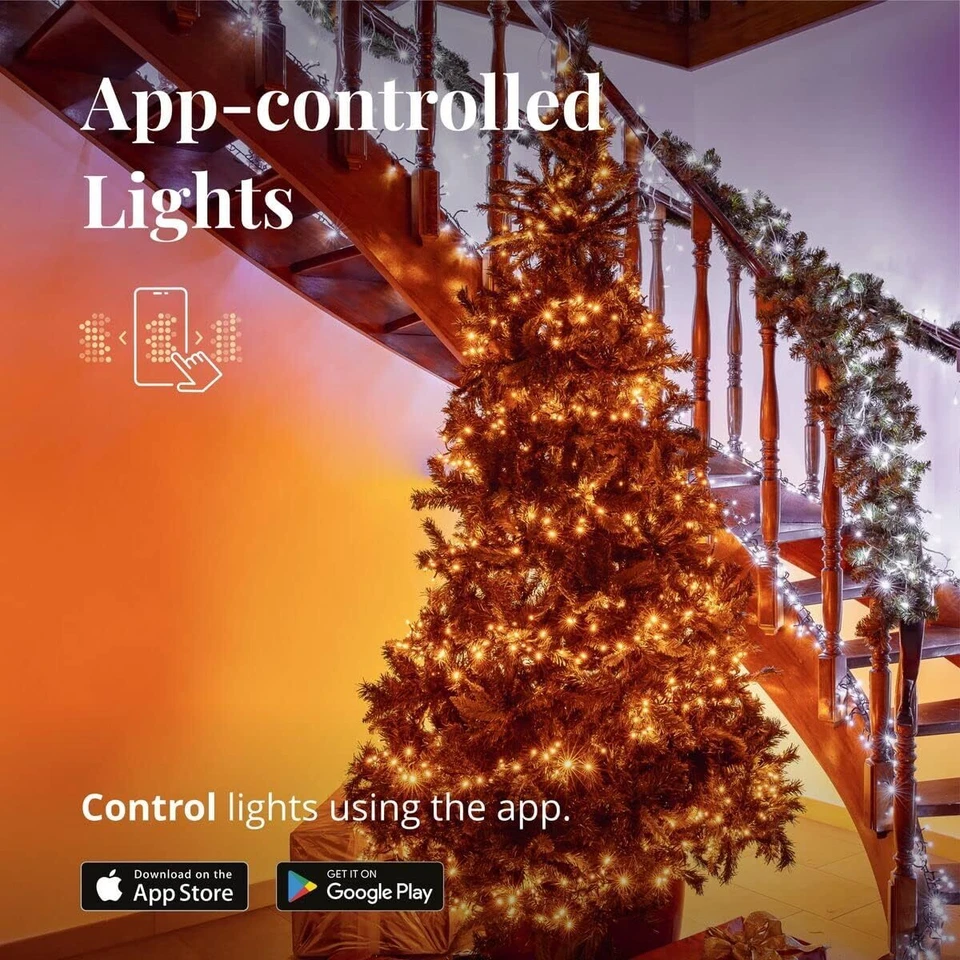 Árbol preiluminado Twinkly 7.5ft 250L 43M RGB - Ecomm-Caja abierta Foto 3 de 4