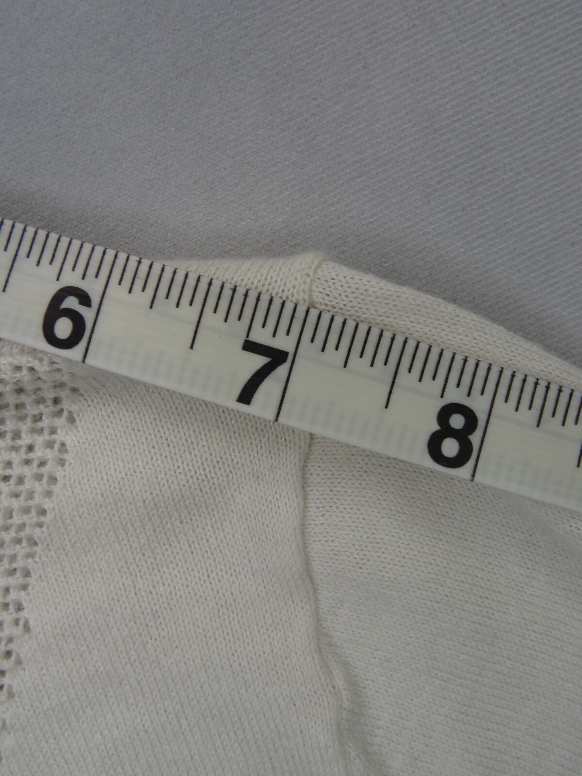 Banana Republic Pullover Solid White Knit Long Sl… - image 9