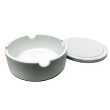 BesQual Zirconia Sintering Round Tray with lid & vent, 90 mm, 1,700°C max te