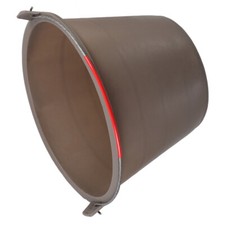  Secchio in plastica ispessita muratore cemento trasporto secchi calcestruzzo portatile