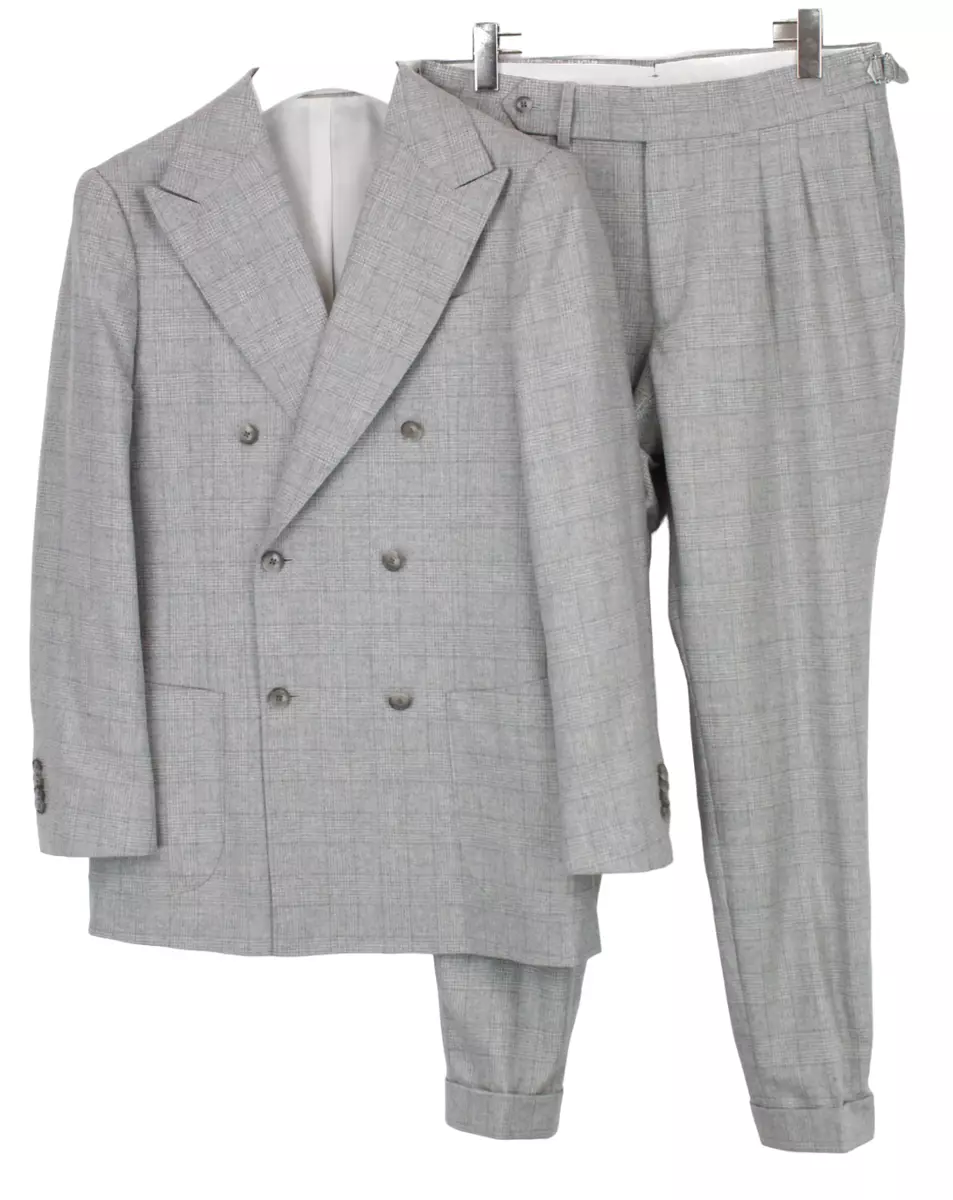 SUITSUPPLY Havana Double Breasted Pleated Braddon Suit Men s UK