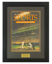 Sports Illustrated First Issue August 16th, 1954 (Eddie Matthews) Framed Display