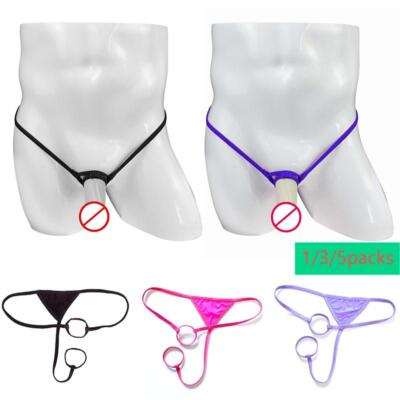 Low-Rise-Bikini-Slip Für Herren Mit O-Ring G-String T-Back-Unterw?sche Sexy   