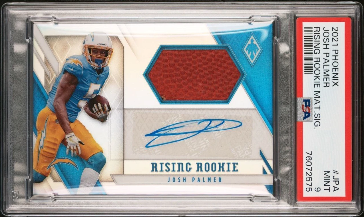 Josh Palmer Panini Phoenix Rising Rookie Material Signatures #JPA Base