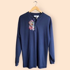 Vintage 90s The Disney Store Snow White and the Seven Dwarfs Embroidered Shirt L