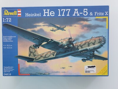 Revell HEINKEL HE 177 A-5 & FRITZ X 1/72 Scale Plastic Model Kit 04616 UNBUILT | eBay