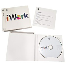 Vintage iWork Apple DVD - Version 9.0.3 - Includes Pages Keynote Numbers 2009