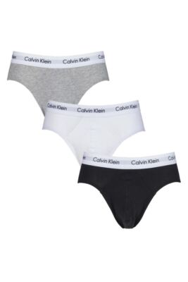 Calvin Klein 3er Pack Cotton Stretch - Hüftslips (schwarz / grau / weiß)