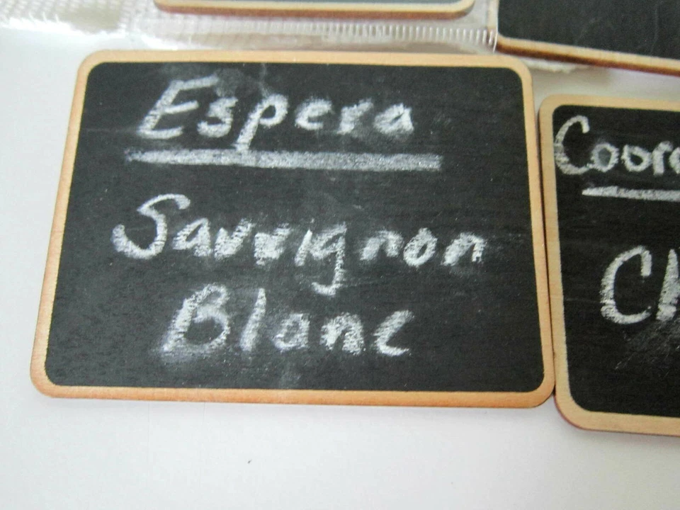 (10) Mini Chalkboard Place Cards Easel & Chalk ~CB Accessories Food Presentation - Image 4 of 4