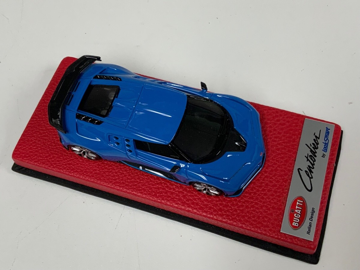 1/43 Looksmart Bugatti Centodieci in French Racing Blue Leather