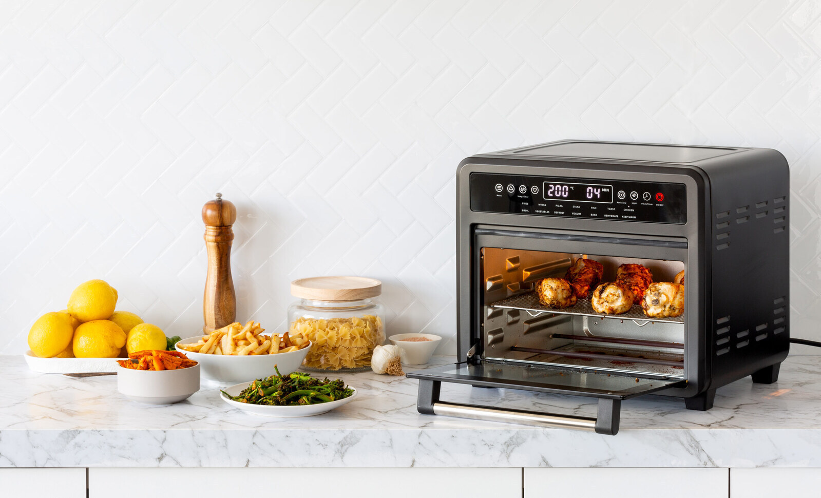 Healthy Choice 23L Digital Air Fryer Convection Oven with 12 Cooking