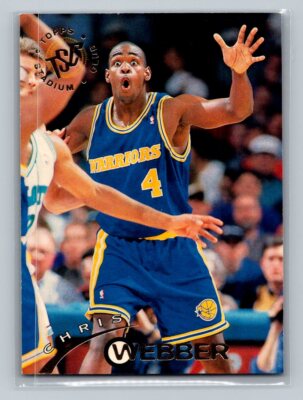 1994 Stadium Club Chris Webber #9 Basketball Golden State Warriors