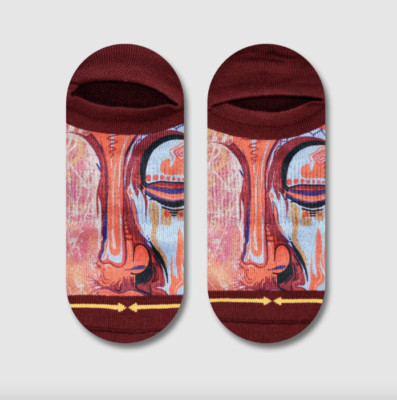 Merge4 Taylor Reinhold Buddha leichte unsichtbare Herrensocken Unisex