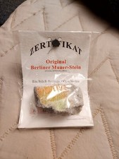 Original Berliner Mauer STEIN mit Zertifikat