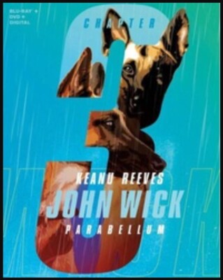 John Wick Chapter 3 Parabellum  (Blu-ray + DVD) New Sealed !!!