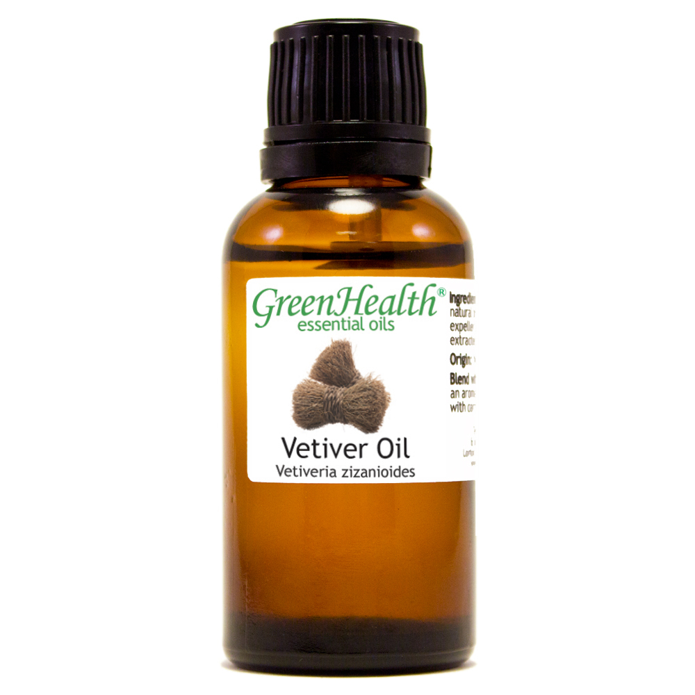 1 fl oz Vetiver Essential Oil (100% Pure & Natural) - GreenHealth