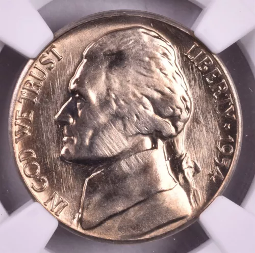 1954-S Jefferson Nickel - NGC MS66 Ultra Flashy Hand Picked 